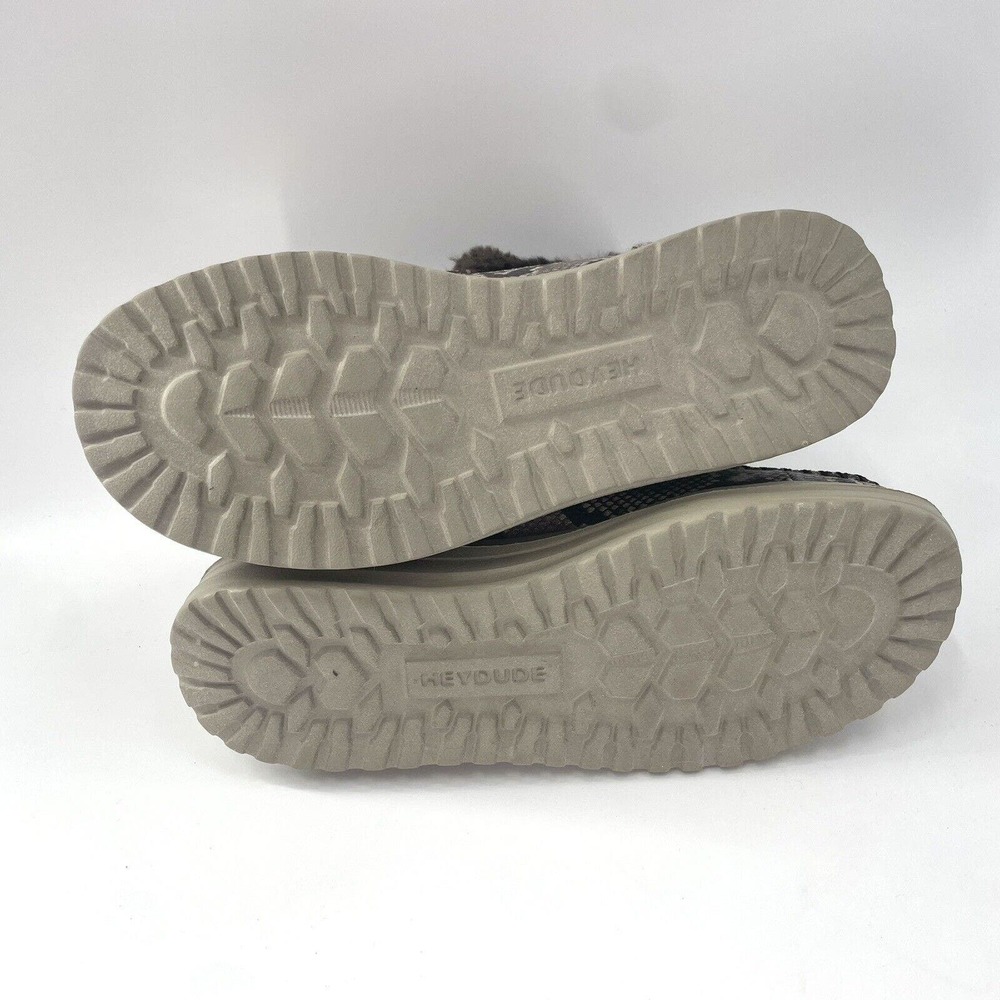 Hey Dude Womens Denny Shoes Python Stretch Fabric Slip On Comfort Booties Sz 6 - Picture 5 of 5